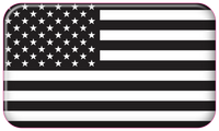 BUBS Flexplate American Flag B&W