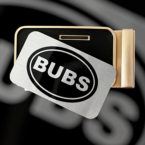 BUBS Premium 35mm Buckle in Matte Gold