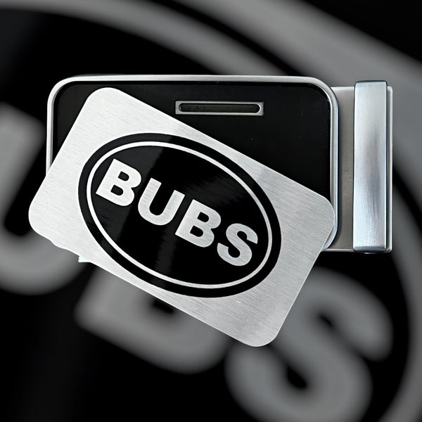 BUBS Premium 40mm Buckle in Matte Silver