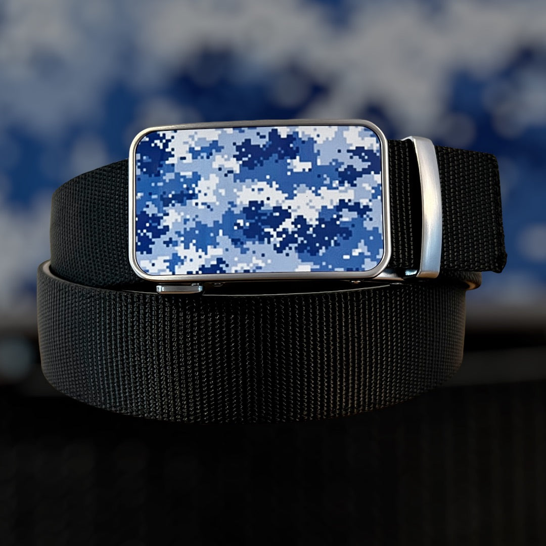 Blue Camo Mens Camo Belt A BATHING APE® Abc Camo Gi Belt Bape