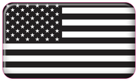 BUBS Flexplate 35mm Black/White American Flag