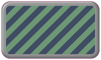 BUBS Flexplate Navy Green Tie Stripe