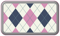 BUBS Flexplate Navy Pink Argyle