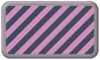 BUBS Flexplate Navy Pink Tie Stripe