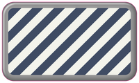 BUBS Flexplate Navy White Tie Stripe