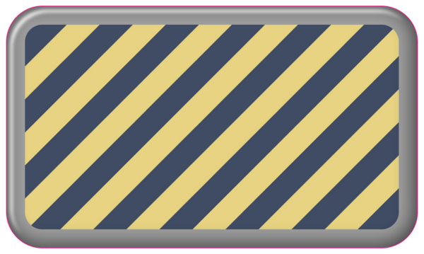 BUBS Flexplate Navy Yellow Tie Stripe