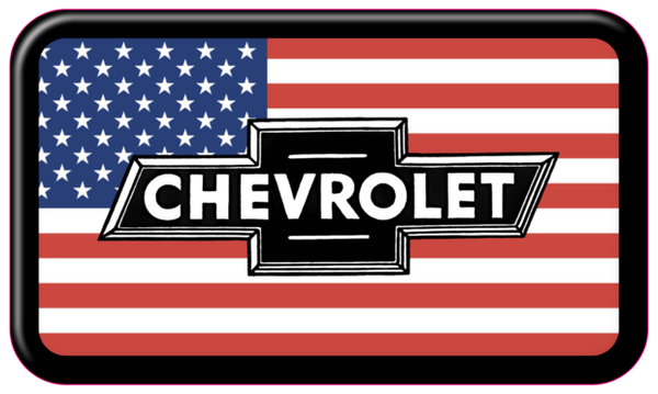 Chevy Logo With American Flag
