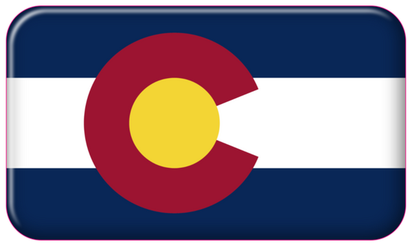 BUBS Flexplate Colorado State Flag