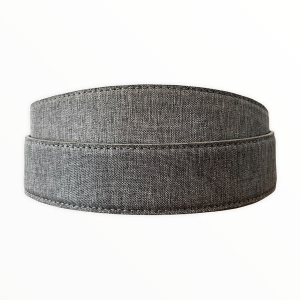 BUBS 40mm (1.5" Width) Canvas Belt Strap in Ultimate Gray