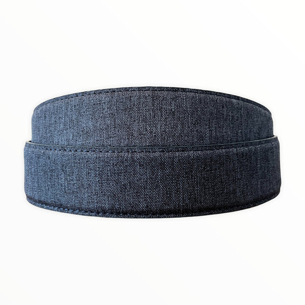 BUBS 40mm (1.5" Width) Canvas Belt Strap in Denim Blue