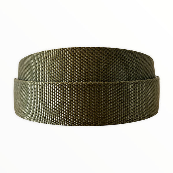 BUBS 40mm (1.5" Width) Nylon Belt Strap in Olive Branch