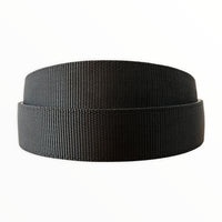 BUBS 40mm (1.5" Width) Nylon Belt Strap in Black Beauty