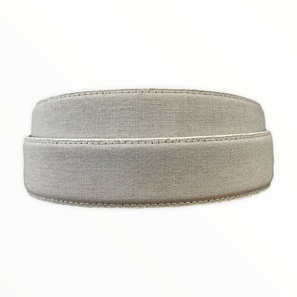 BUBS 40mm (1.5" Width) Canvas Belt Strap in White Sand