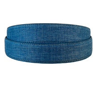 BUBS 35mm (1.25" Width / Youth) Canvas Belt Strap in Baby Blue