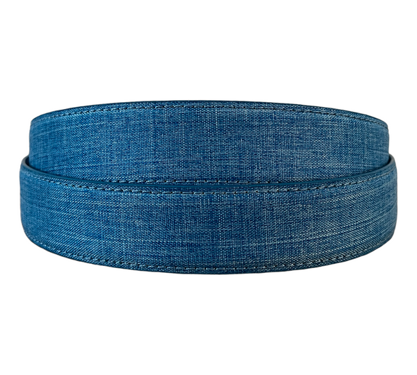 BUBS 35mm (1.25" Width / Youth) Canvas Belt Strap in Baby Blue