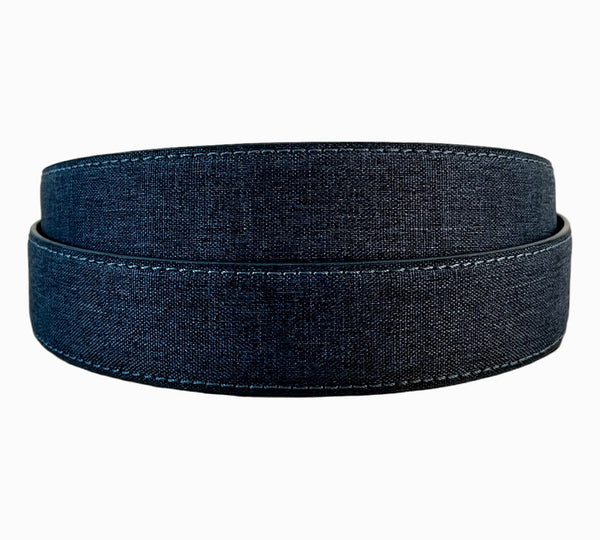 BUBS 35mm (1.25" Width / Youth) Canvas Belt Strap in Navy Blazer
