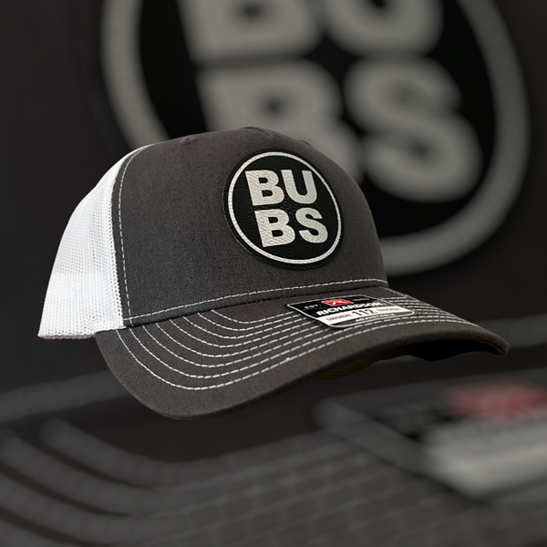 BUBS Trucker Hat Charcoal / White