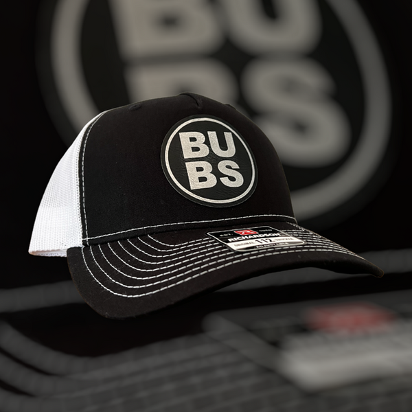 BUBS Trucker Hat Black / White