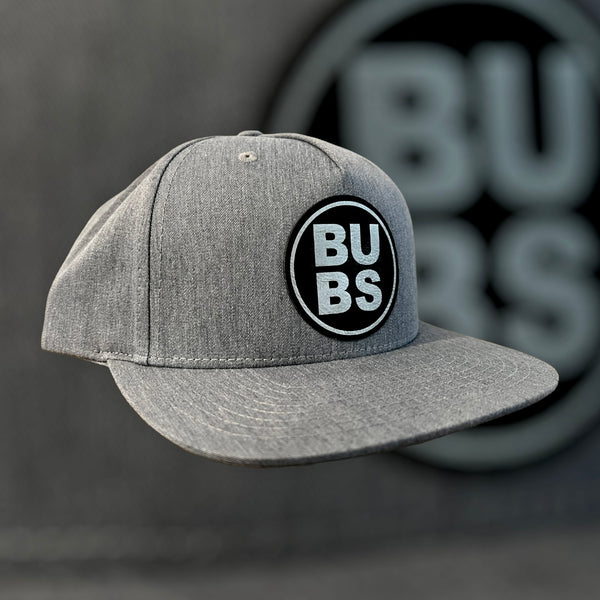 BUBS Twill Back Trucker Hat / Heather Grey