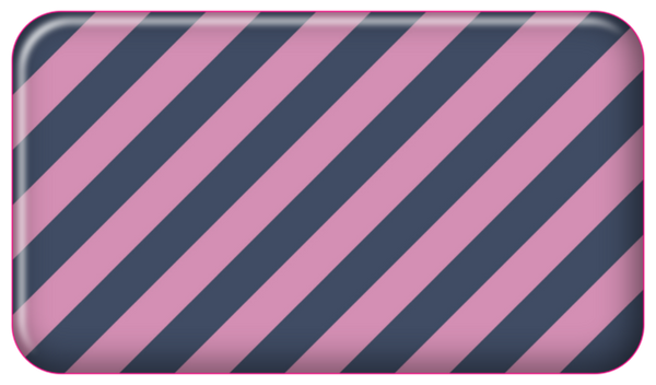 BUBS Flexplate 35mm Navy/Pink Tie Stripe